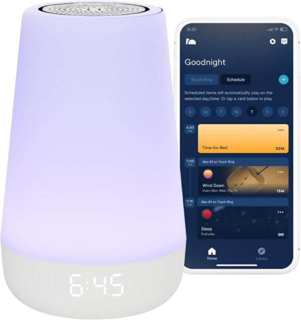 Hatch Rest Baby Sound Machine, Night Light | 2Nd Gen | Registry Essential, Sleep Trainer, Routine Builder, Time-To-Rise Alarm Clock, White Noise Soother, Nursery Stories, Toddler Kids Bedroom (Wi-Fi)