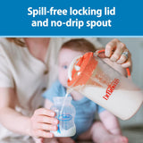 Dr. Brown'S Baby Formula Mixing Pitcher with Adjustable Stopper, Locking Lid & No Drip Spout, Black, BPA Free, 36Oz, 1 Pack
