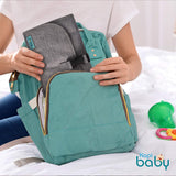 Kopi Baby Portable Diaper Changing Pad - Baby Diaper Changer Travel Bag with Wipes Pocket, Smart Design Portable Changing Mat, Infant Travel Station Kit, Gift for Newborn Girl & Boy - Grey, Classic